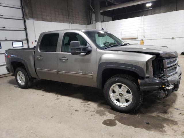 1GCPKTE70CF145623 - 2012 CHEVROLET SILVERADO K1500 LTZ GRAY photo 4