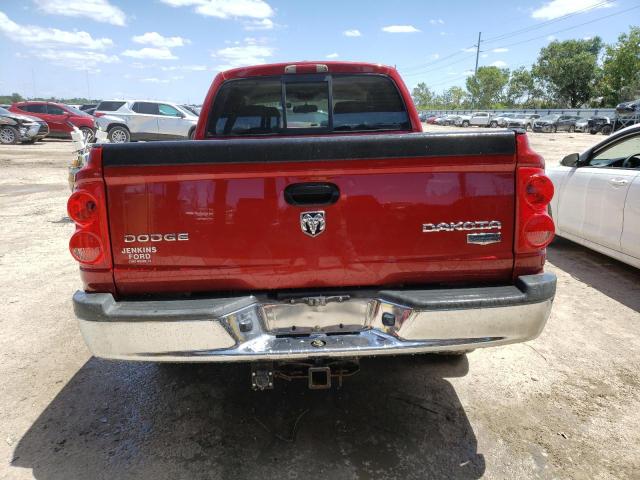 1D7HE58K89S789481 - 2009 DODGE DAKOTA LARAMIE RED photo 6