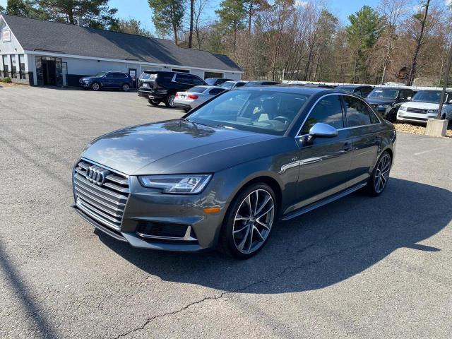 WAUC4AF46JA014690 - 2018 AUDI S4 PRESTIGE GRAY photo 1