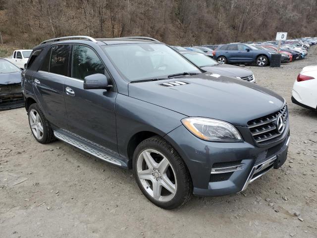 4JGDA5GBXFA515122 - 2015 MERCEDES-BENZ ML 400 4MATIC GRAY photo 4