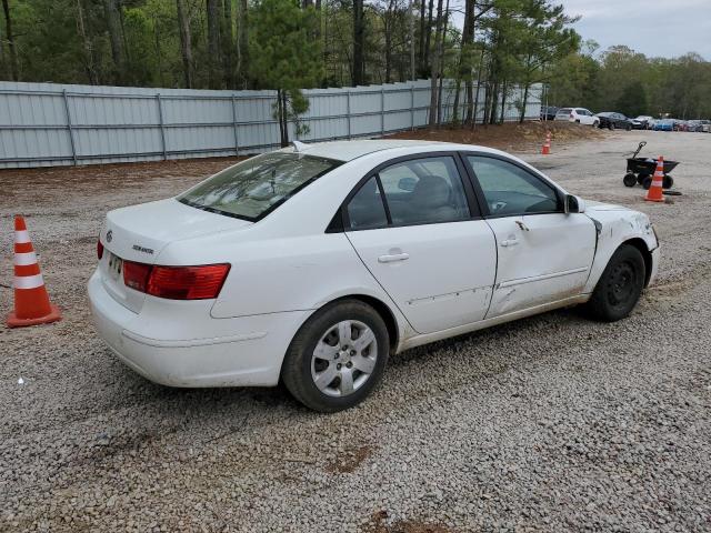 5NPET46C49H530574 - 2009 HYUNDAI SONATA GLS WHITE photo 3