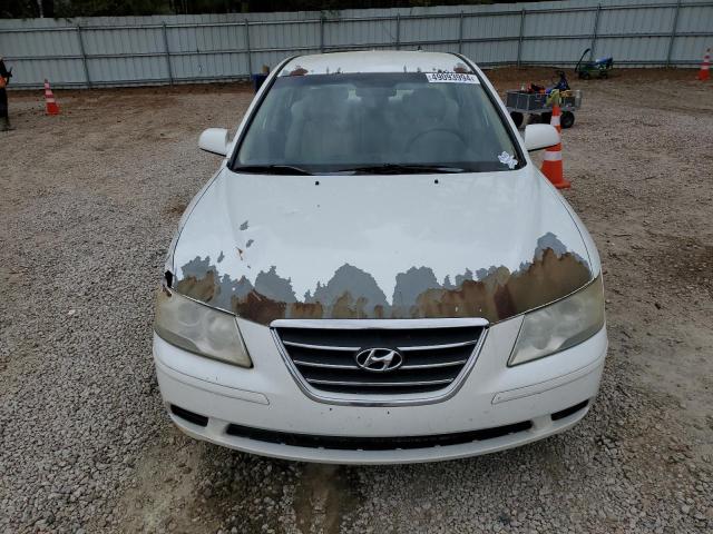 5NPET46C49H530574 - 2009 HYUNDAI SONATA GLS WHITE photo 5