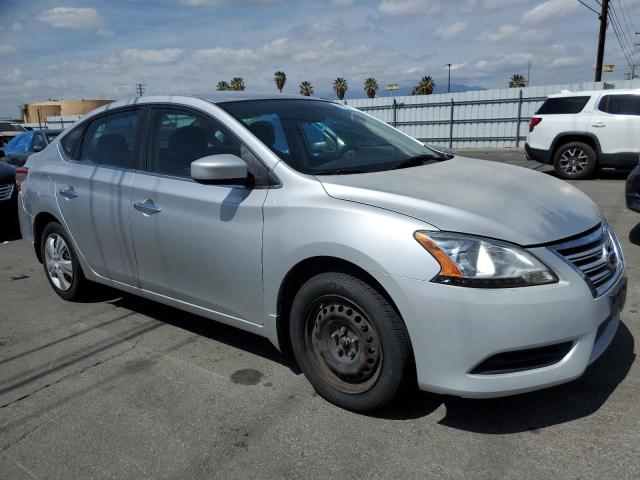 3N1AB7AP6EL614390 - 2014 NISSAN SENTRA S SILVER photo 4