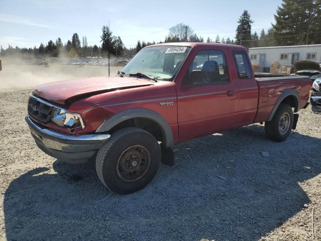 1FTCR15X3RPA18625 - 1994 FORD RANGER SUPER CAB RED photo 1