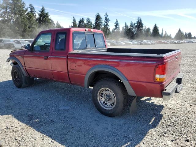 1FTCR15X3RPA18625 - 1994 FORD RANGER SUPER CAB RED photo 2