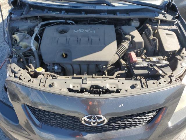 1NXBU4EE8AZ344898 - 2010 TOYOTA COROLLA BASE CHARCOAL photo 11