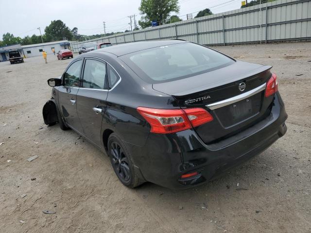 3N1AB7AP3JY318434 - 2018 NISSAN SENTRA S BLACK photo 2