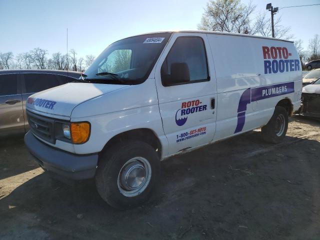 1FTNE24W56HB18203 - 2006 FORD ECONOLINE E250 VAN WHITE photo 1