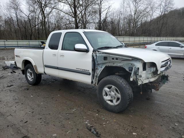 5TBRT34103S438319 - 2003 TOYOTA TUNDRA ACCESS CAB SR5 WHITE photo 4
