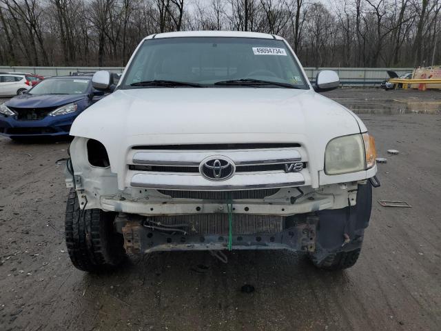 5TBRT34103S438319 - 2003 TOYOTA TUNDRA ACCESS CAB SR5 WHITE photo 5