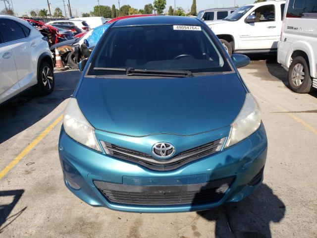 JTDKTUD36DD556856 - 2013 TOYOTA YARIS TEAL photo 5