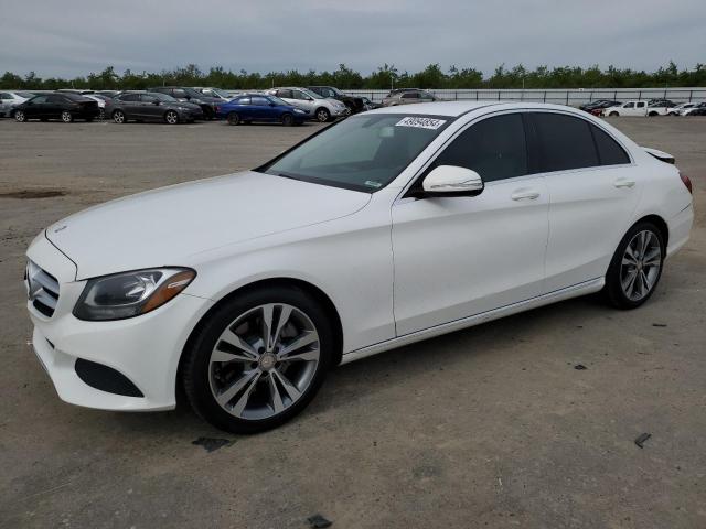 55SWF4JB5FU086124 - 2015 MERCEDES-BENZ C 300 WHITE photo 1