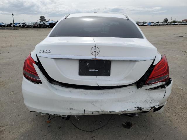 55SWF4JB5FU086124 - 2015 MERCEDES-BENZ C 300 WHITE photo 6