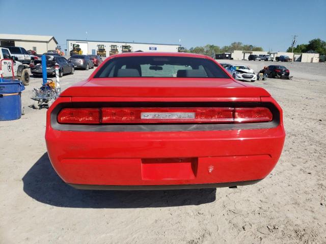 2B3CJ4DV4AH283136 - 2010 DODGE CHALLENGER SE RED photo 6