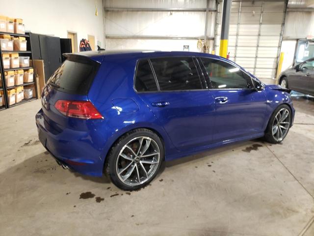 WVWLF7AU0FW204793 - 2015 VOLKSWAGEN GOLF R BLUE photo 3