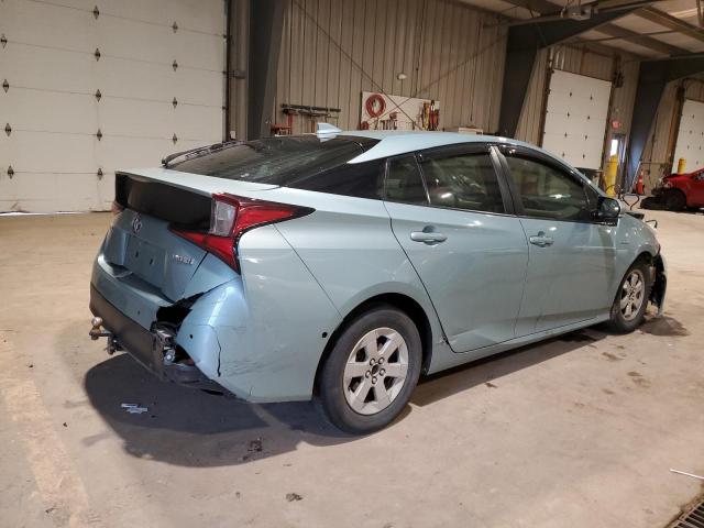 JTDKARFU7K3074439 - 2019 TOYOTA PRIUS BLUE photo 3