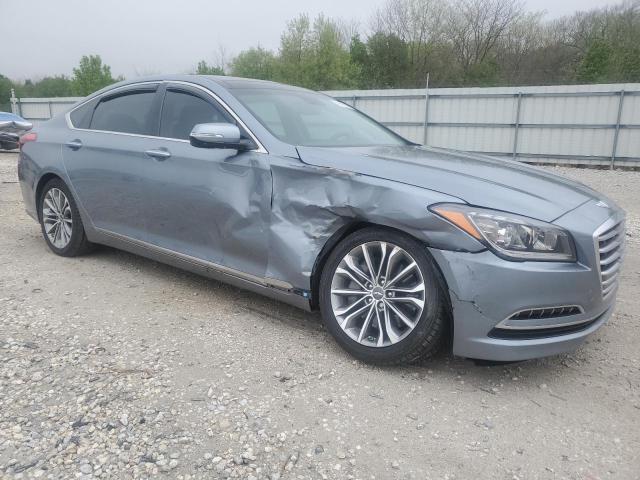 KMHGN4JE9FU052631 - 2015 HYUNDAI GENESIS 3.8L GRAY photo 4