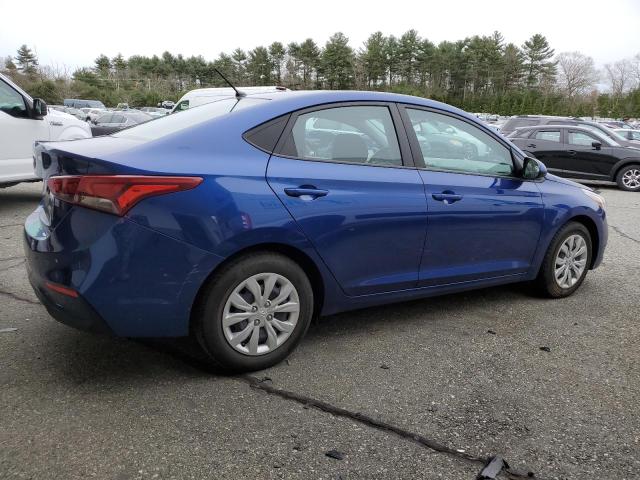 3KPC24A67ME148788 - 2021 HYUNDAI ACCENT SE BLUE photo 3