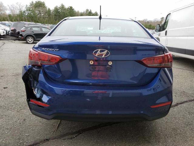 3KPC24A67ME148788 - 2021 HYUNDAI ACCENT SE BLUE photo 6