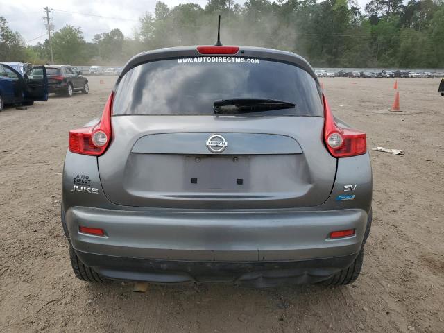 JN8AF5MR3ET354677 - 2014 NISSAN JUKE S GRAY photo 6