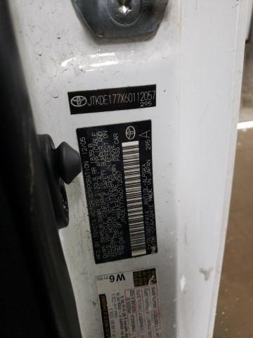 JTKDE177X60112057 - 2006 TOYOTA SCION TC 白色 照片 12