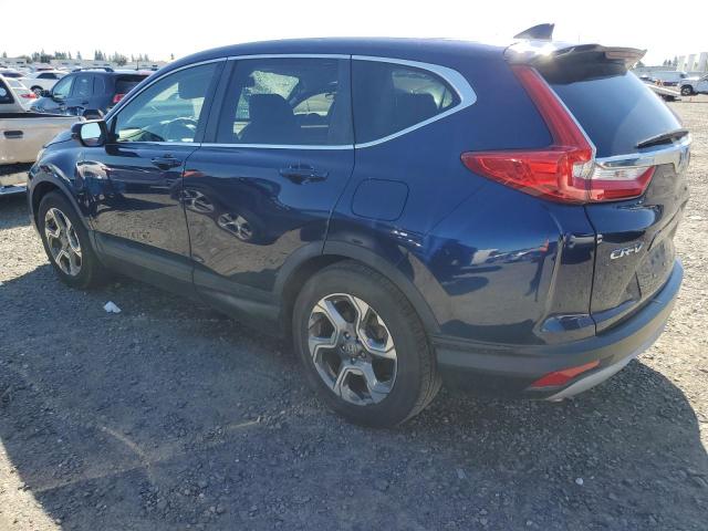 5J6RW1H85KA007488 - 2019 HONDA CR-V EXL BLUE photo 2