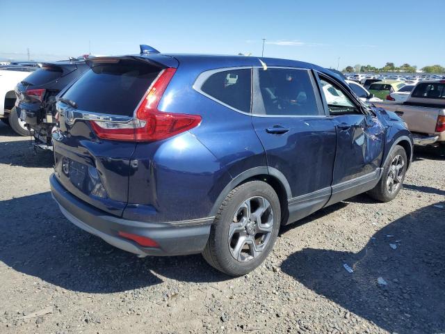 5J6RW1H85KA007488 - 2019 HONDA CR-V EXL BLUE photo 3