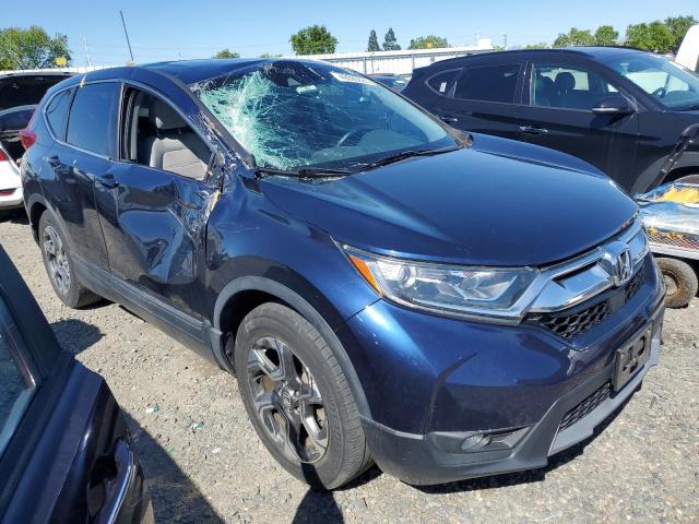 5J6RW1H85KA007488 - 2019 HONDA CR-V EXL BLUE photo 4