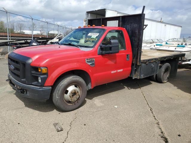 1FDWF36548EA18296 - 2008 FORD F350 SUPER DUTY RED photo 1