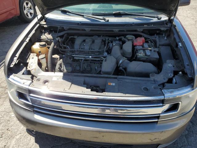 2FMGK5C85EBD28605 - 2014 FORD FLEX SEL GRAY photo 12