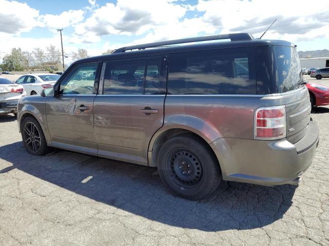 2FMGK5C85EBD28605 - 2014 FORD FLEX SEL GRAY photo 2