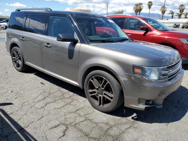 2FMGK5C85EBD28605 - 2014 FORD FLEX SEL GRAY photo 4