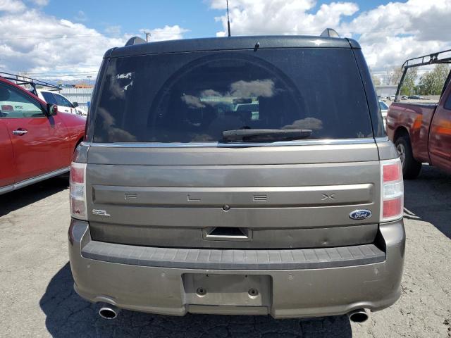 2FMGK5C85EBD28605 - 2014 FORD FLEX SEL GRAY photo 6