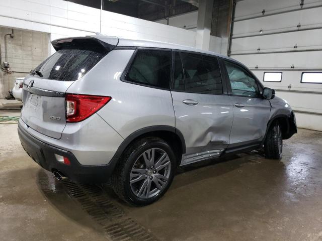 5FNYF8H59KB010434 - 2019 HONDA PASSPORT EXL SILVER photo 3