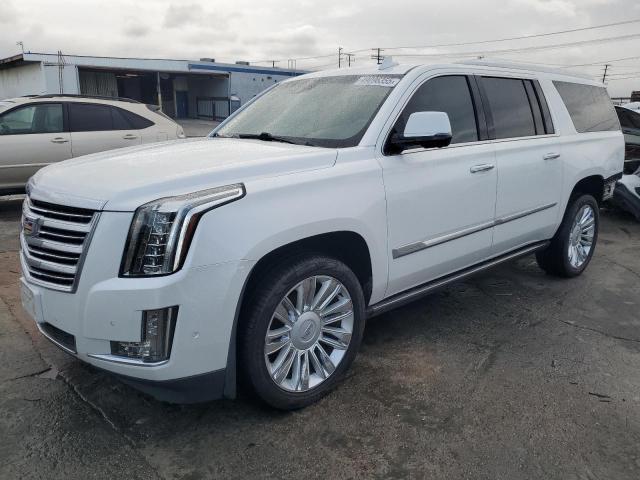 1GYS4KKJ0KR209293 - 2019 CADILLAC ESCALADE ESV PLATINUM თეთრი ფოტო 1