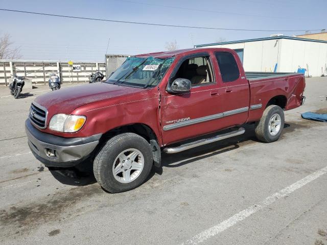 5TBBT4414YS030047 - 2000 TOYOTA TUNDRA ACCESS CAB ბურგუნდია ფოტო 1
