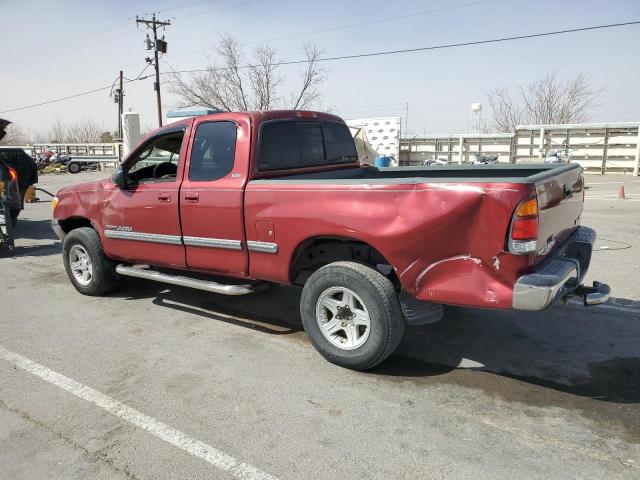 5TBBT4414YS030047 - 2000 TOYOTA TUNDRA ACCESS CAB ბურგუნდია ფოტო 2