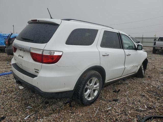 1C4RDJDG5DC686551 - 2013 DODGE DURANGO CREW WHITE photo 3