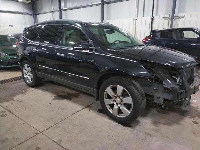 1GNKVLEDXBJ347055 - 2011 CHEVROLET TRAVERSE LTZ BLACK photo 4