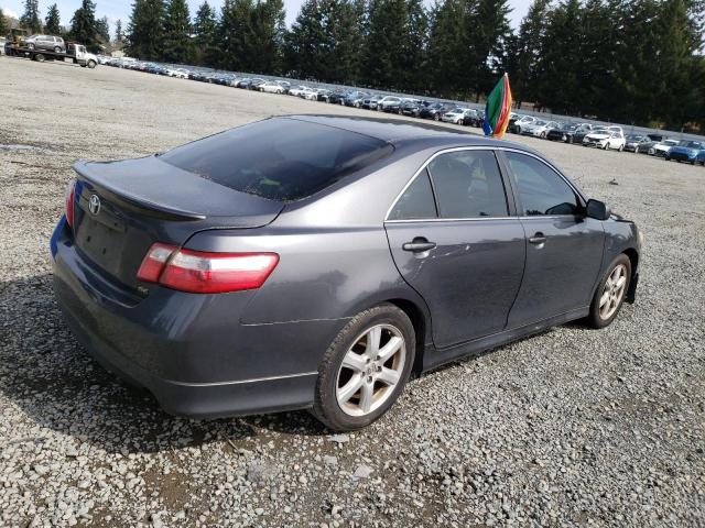 4T1BE46K29U895163 - 2009 TOYOTA CAMRY BASE GRAY photo 3