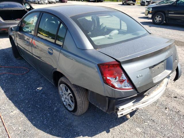 1G8AJ52F35Z107573 - 2005 SATURN ION LEVEL 2 GRAY photo 3