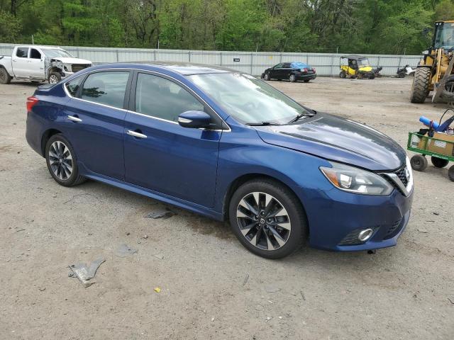 3N1AB7AP3HY339486 - 2017 NISSAN SENTRA S BLUE photo 4