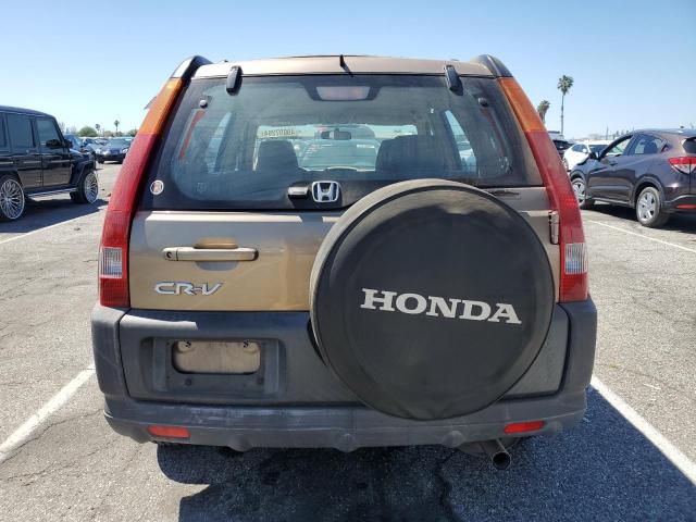 JHLRD68403C011821 - 2003 HONDA CR-V LX TAN photo 6