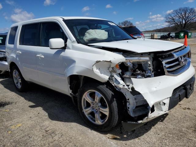 5FNYF4H58FB073765 - 2015 HONDA PILOT EXL WHITE photo 4