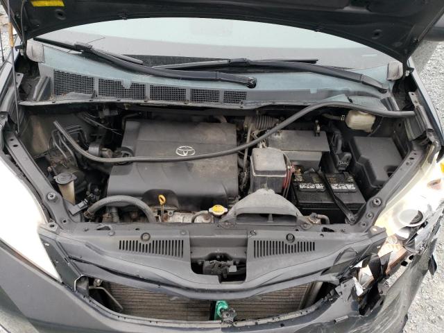 5TDKK3DC4CS260525 - 2012 TOYOTA SIENNA LE BLACK photo 12