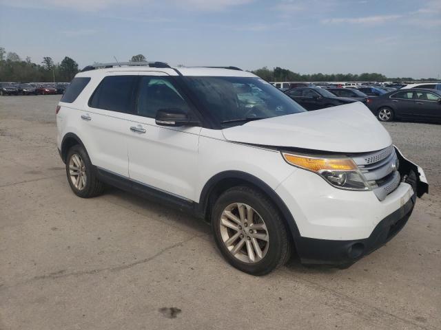 1FM5K8D86EGC32112 - 2014 FORD EXPLORER XLT WHITE photo 4