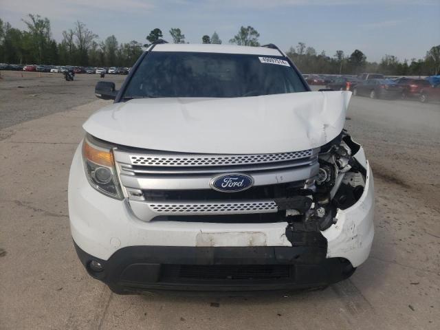 1FM5K8D86EGC32112 - 2014 FORD EXPLORER XLT WHITE photo 5