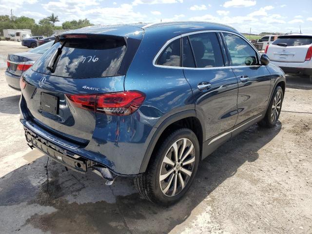 W1N4N4HBXPJ452776 - 2023 MERCEDES-BENZ GLA 250 4MATIC BLUE photo 3