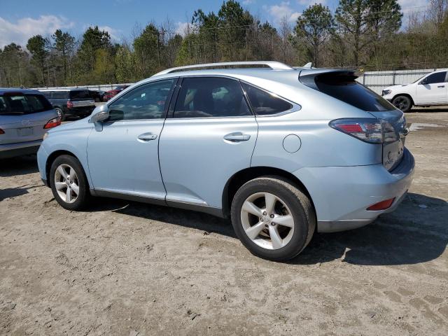 2T2ZK1BA9AC023521 - 2010 LEXUS RX 350 BLUE photo 2