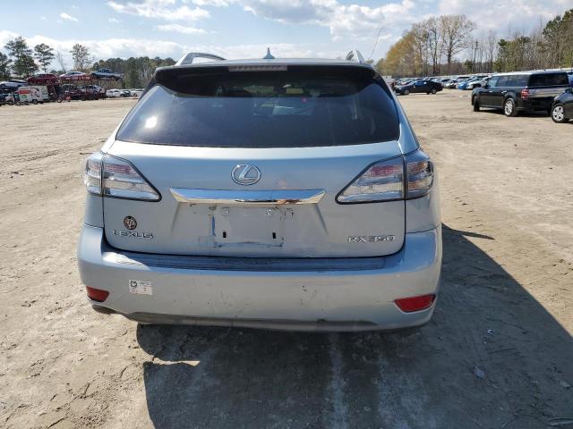 2T2ZK1BA9AC023521 - 2010 LEXUS RX 350 BLUE photo 6